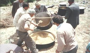 Meşhur Bozkır Etli Bulgur Pilavının Hazırlığı