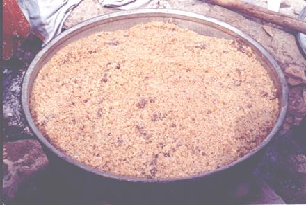 Yağmur Dualarında Halkımıza Sunulan Bozkır Etli Bulgur Pilavı.