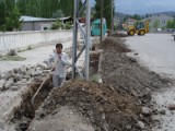 Elektrik Hatlarını Yeraltına Alma Çalışmaları Devam Ediyor