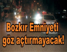 Bozkır Emniyeti göz açtırmayacak!